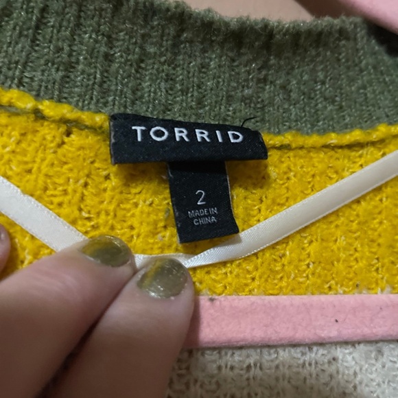 TORRID size 2 X 18/20 extra soft boyfriend cardigan w/ pockets, gently worn - Picture 4 of 5